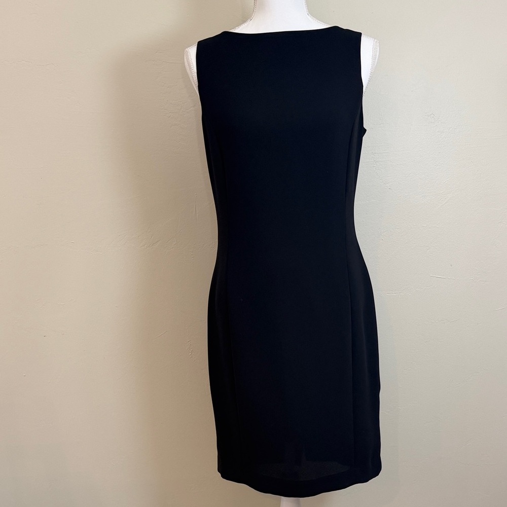 Liz Claiborne Women's 8 Black Sheath Dress